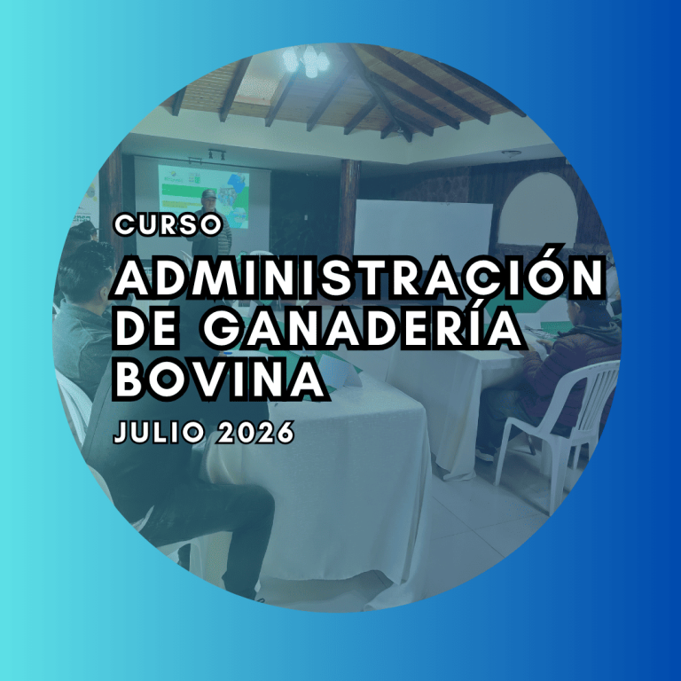 CURSO DE ADMINISTRACIÓN DE GANADERÍA BOVINA JULIO 2026 (MDT)